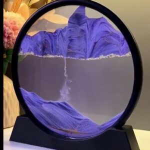 Aesthetic moving sand art