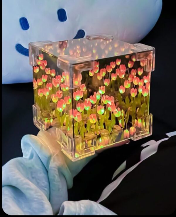 TulipGlow – Glass Tulip Lamp Light Box - Image 2