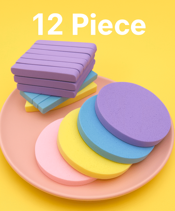 Facial Cleansing Sponge (12 Piece Set) - Image 2