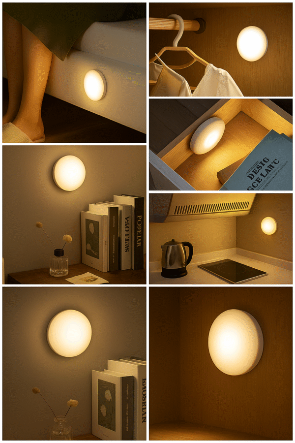 Set of 2 – Motion Sensor LED Night Lamps - Image 3