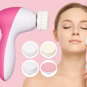 Electric Facial Cleansing Brush – 5-in-1 Skincare Tool