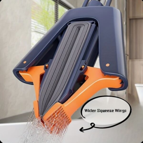 absorbent sponge mop with stainless steel handle & PVA sponge head. - Image 3