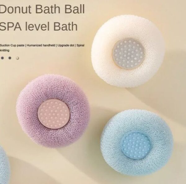 Shower Loofah with Suction Cup – Pack of 3 - Image 3