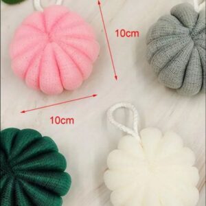 Pumpkin Shaped Bath Loofah Sponge – Pack of 2