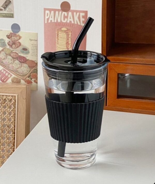 Stylish glass tumbler mug - Image 2