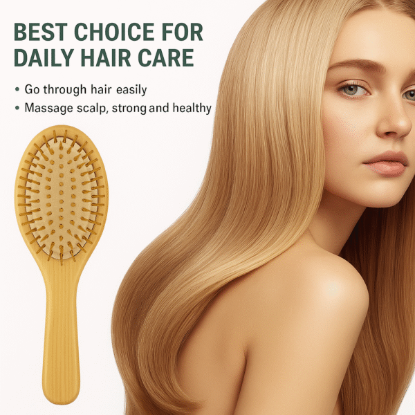 Wooden Paddle Hair Brush - Image 3