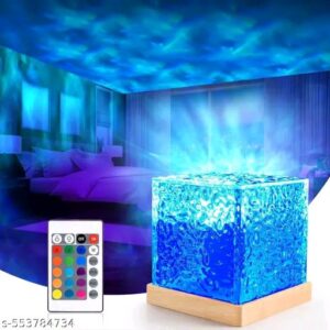 3D Water Ripple LED Cube Light – 16 Color Edition