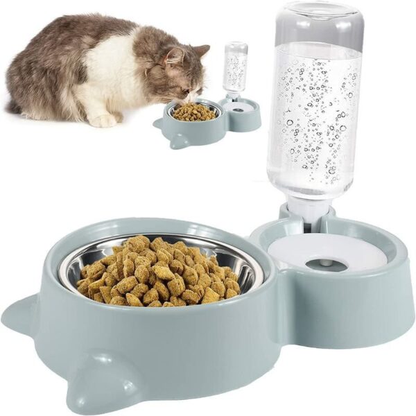 2-in-1 Pet Food & Water Dispenser Bowl - Image 2