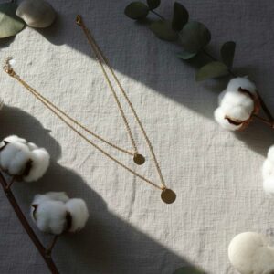 Elegant Double Chain Pendant Necklace