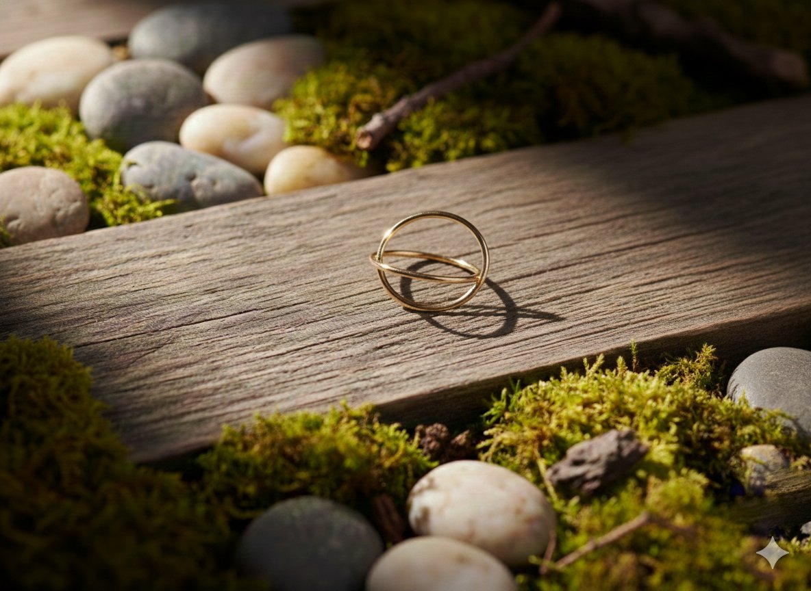 Elegant Gold & Pearl Ring Set (Pack of 4) β¨ - Image 4