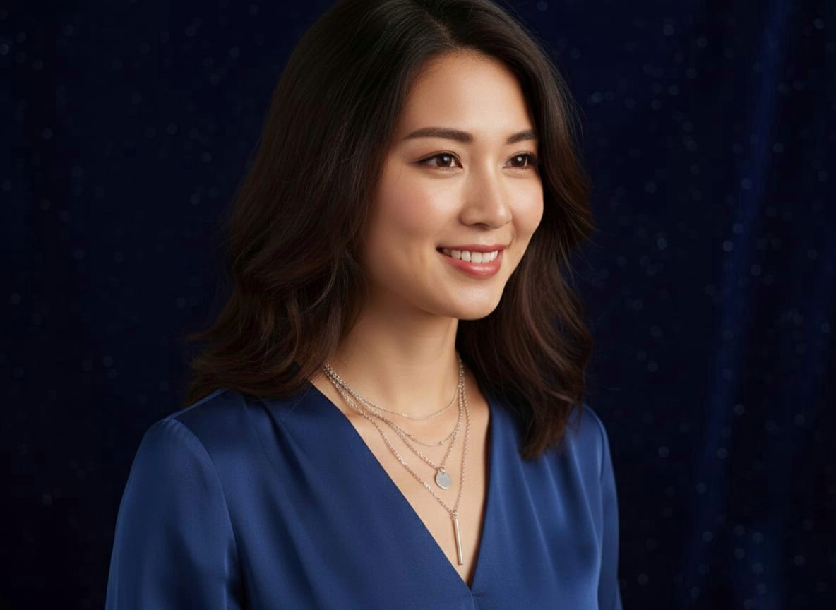 Premium Silver Triple-Layered Vintage Neck Chain with Geometric Charms for Women & Girls - Image 2